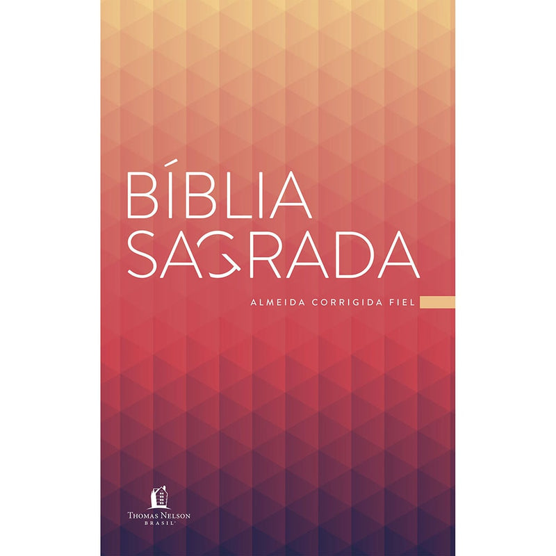 Capa de Bíblia Prisma Coral | ACF | Letra Normal | Brochura — item do Kit Bíblia Prisma Coral | ACF | Letra Normal | Brochura 10un