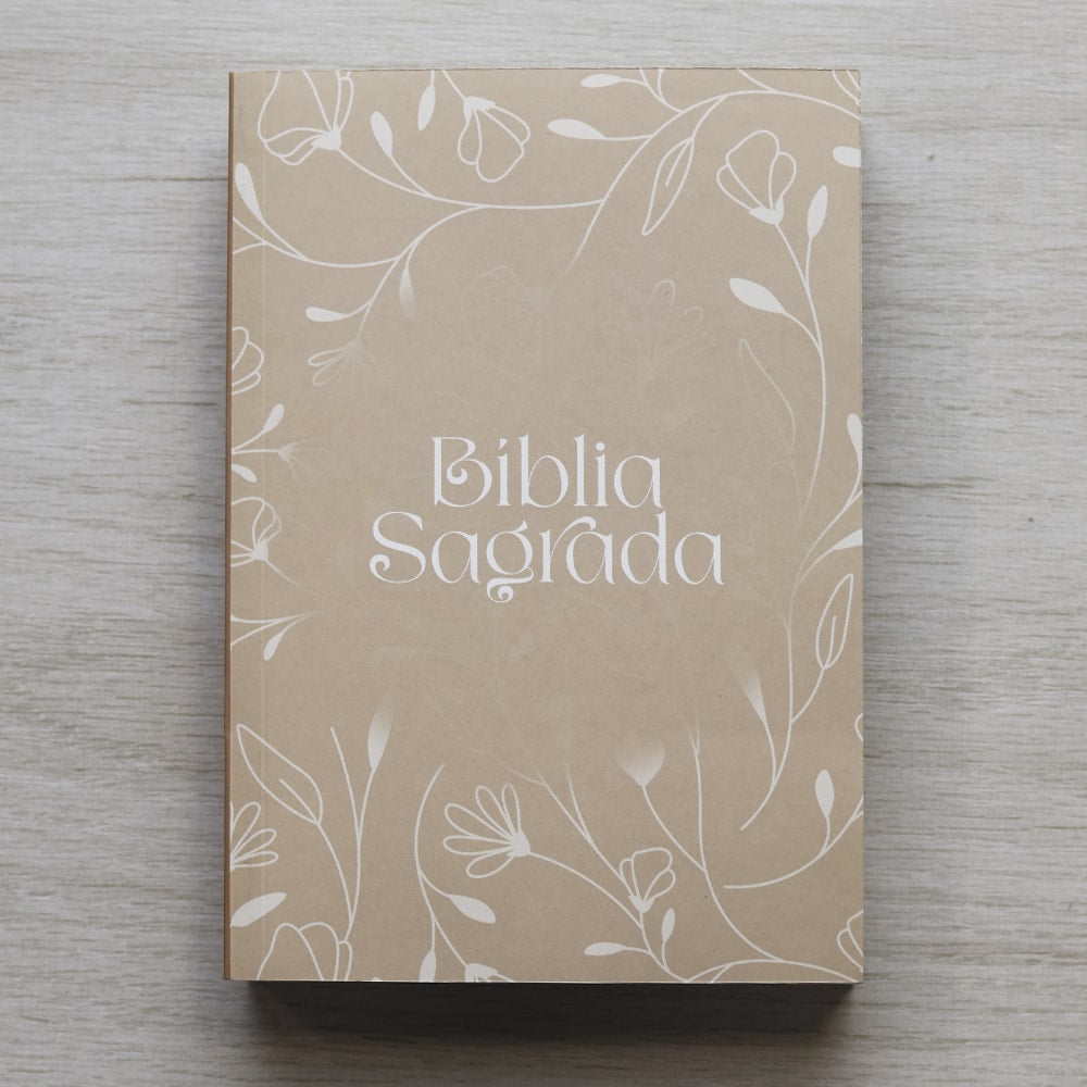 Capa de Bíblia Sagrada Arabesco Flores | NAA | Letra Normal | Capa Ilustrada — item do Kit Bíblia Sagrada Arabesco Flores | NAA | Letra Normal | Capa Ilustrada 10un · foto 2