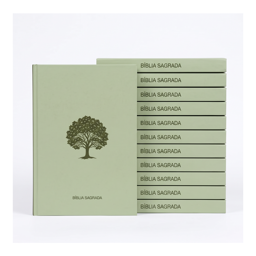 Kit Bíblia Sagrada Árvore | NVI | Capa Brochura 10un