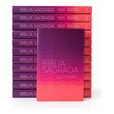 Kit Bíblia Sagrada Capa Pop | NVI | Leitura Perfeita | Brochura 10un