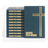 Kit Bíblia Sagrada Cruz | NVI | Capa Brochura Verde 10un