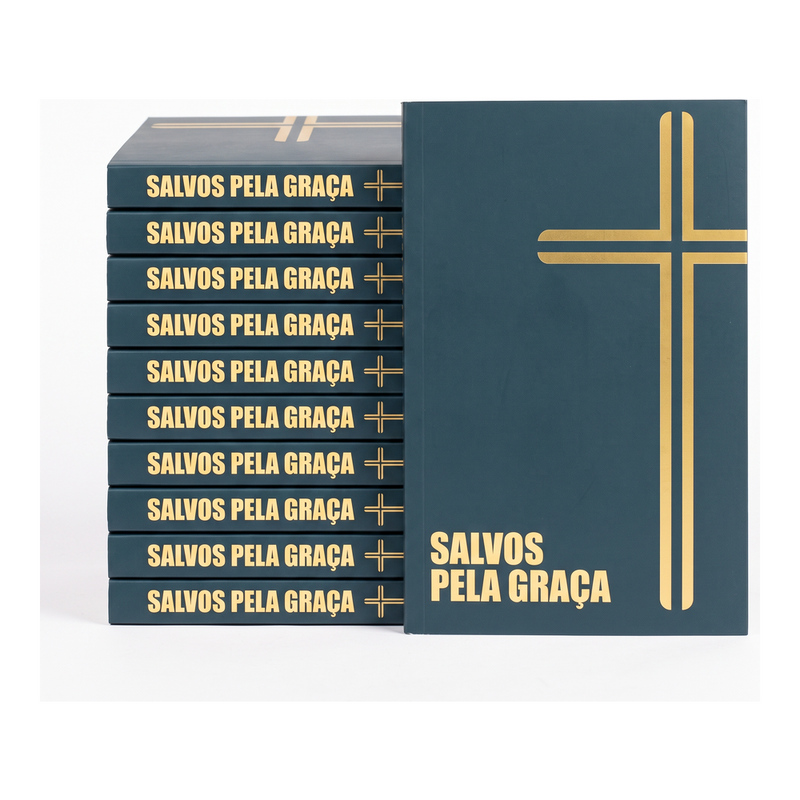 Kit Bíblia Sagrada Cruz | NVI | Capa Brochura Verde 10un