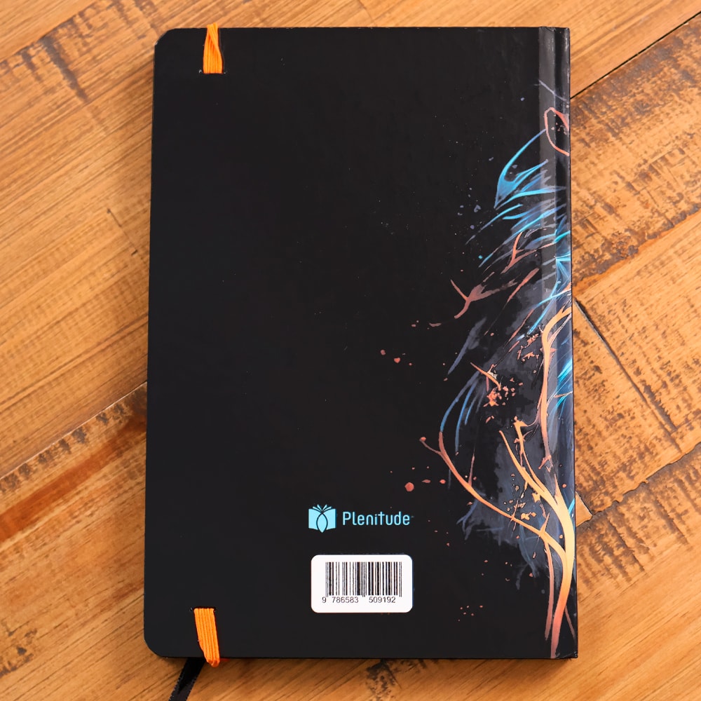 Capa de Caderno Moleskine | Com Pauta | Capa Leão Colorido — item do Kit Bíblia Sagrada de Estudo Desafios de Todo Homem | NVT | Azul + Caderno Moleskine | Com Pauta | Capa Leão Colorido · foto 8