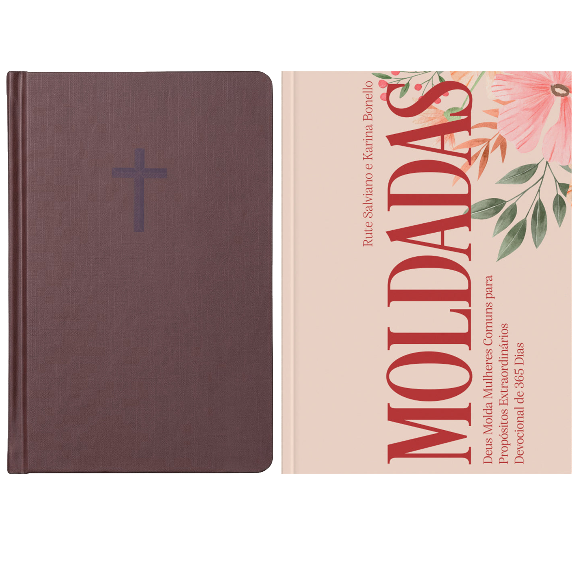 Kit Bíblia Sagrada Ele Ressuscitou | NVT | Capa Dura + Devocional Moldadas | 365 Dias com as Mulheres da Bíblia | Rute Salviano e Karina Bonello