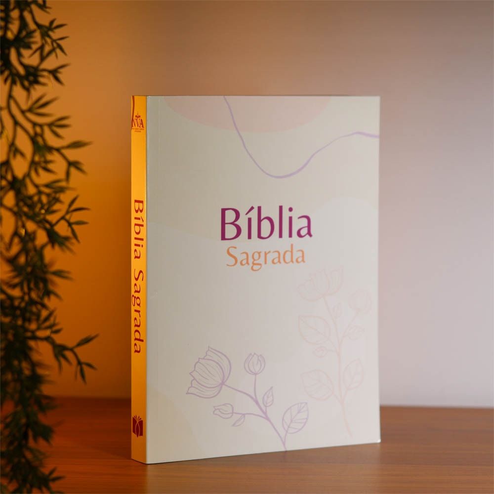 Capa de Bíblia Sagrada Flores | NVA | Capa Brochura — item do Kit Bíblia Sagrada Flores | NVA | Capa Brochura 10un · foto 2