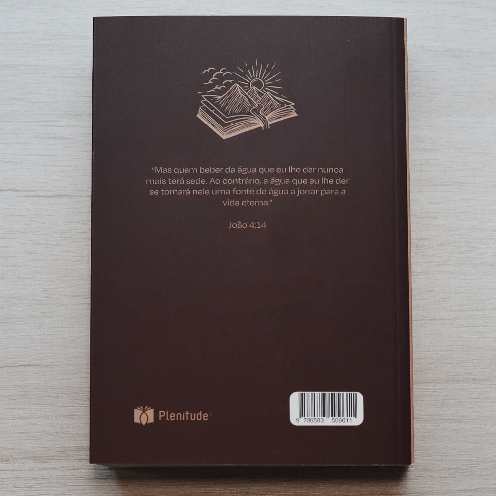 Capa de Bíblia Sagrada Jesus Cristo | NVI | Capa Brochura Marrom — item do Kit Bíblia Sagrada Jesus Cristo | NVI | Capa Brochura Marrom 10un · foto 9