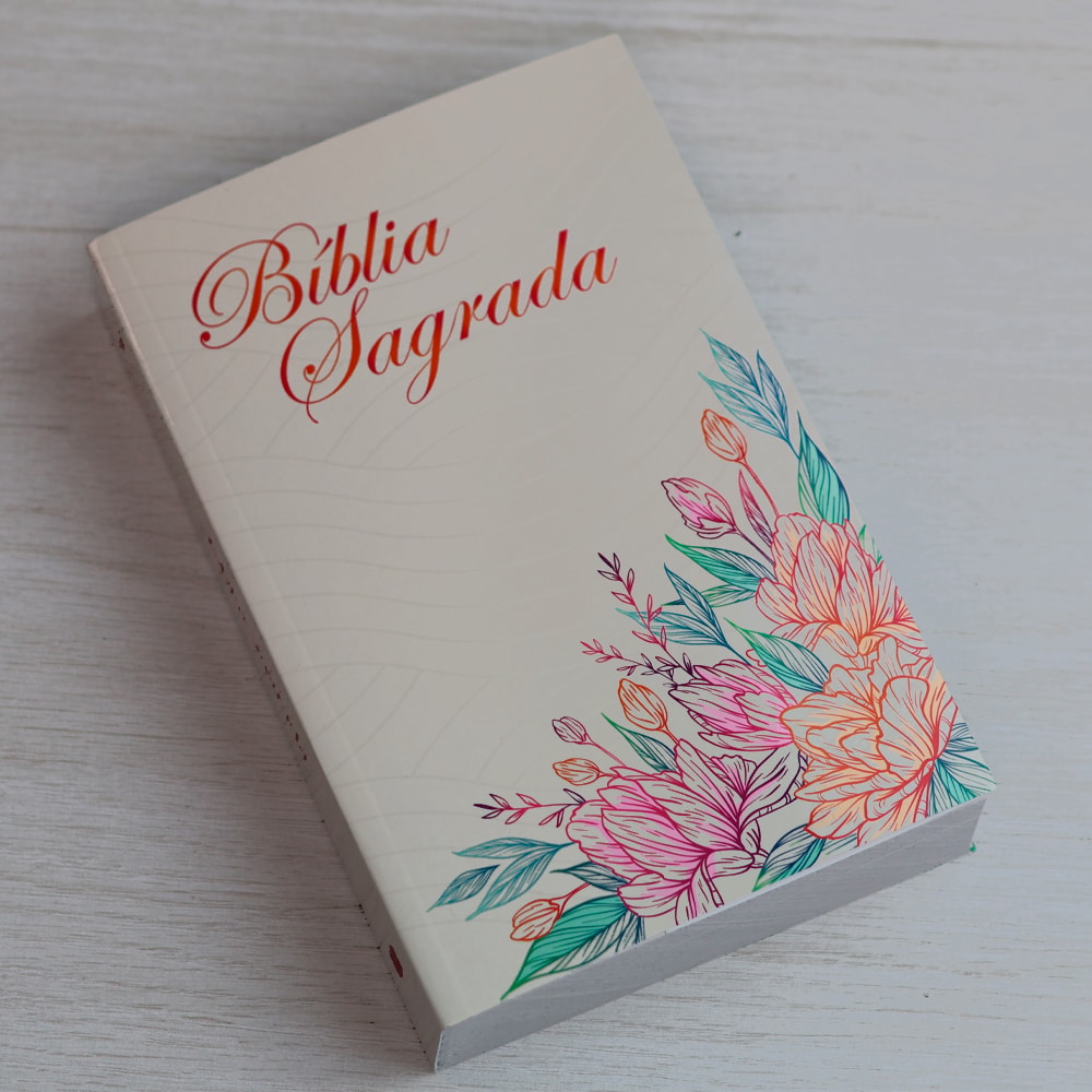 Capa de Bíblia Sagrada Josué 1:9 | ACF |  Letra Normal | Capa Brochura — item do Kit Bíblia Sagrada Josué 1:9 | ACF | Letra Normal | Capa Brochura 10un · foto 2