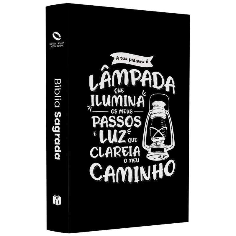 Capa de Bíblia Sagrada Lâmpada Salmos 119 | NAA | Letra Normal | Capa Ilustrada — item do Kit Bíblia Sagrada Lâmpada Salmos 119 | NAA | Letra Normal | Capa Ilustrada 10un