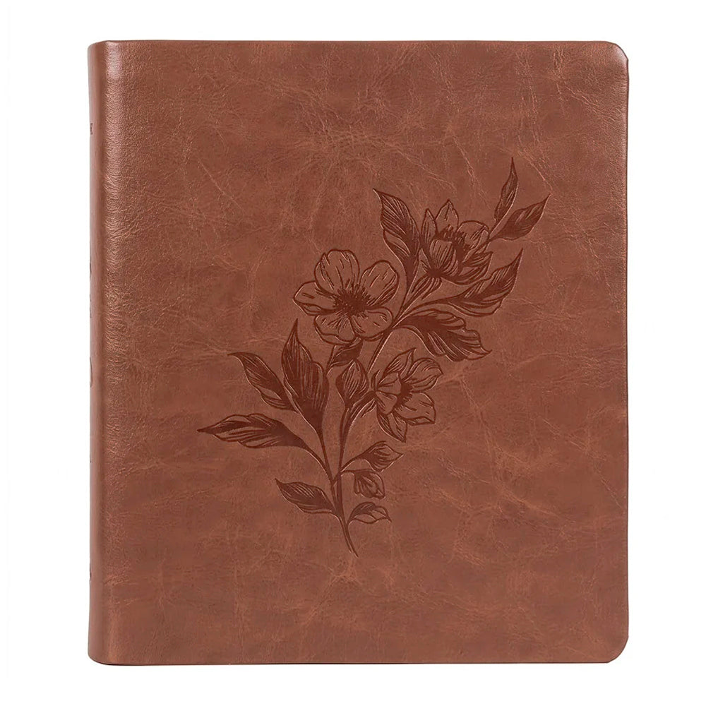 Capa de Bíblia Sagrada Leia e Anote Flor do Campo | NVI | Letra Grande | Capa Luxo Fendi — item do Kit Bíblia Sagrada Leia e Anote Flor do Campo | NVI | Letra Grande | Capa Luxo Fendi + Bíblia Slim NVI | Poder da Cruz | Capa Luxo Fendi