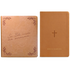 Kit Bíblia Sagrada Leia e Anote Pássaros | NVI | Letra Grande | Capa Luxo Caramelo + Bíblia Slim NVT | Poder da Cruz | Capa Luxo Caramelo