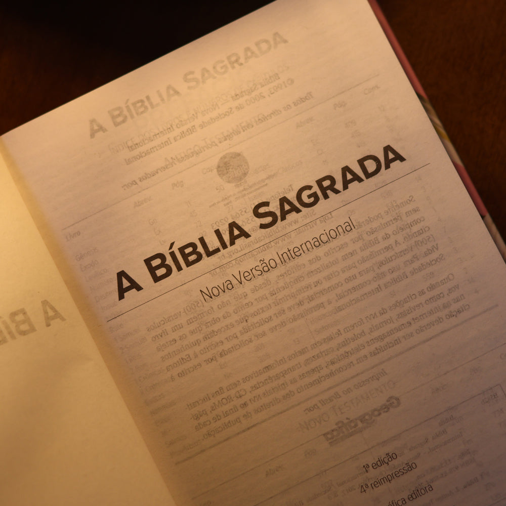 Capa de Bíblia Sagrada Lírios Rosa | NVI | Letra Maior | Capa Dura — item do Kit Bíblia Sagrada Lírios Rosa | NVI | Letra Maior | Capa Dura + Mulheres Improváveis | Viviane Martinello · foto 5