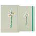 Kit Lírios | Bíblia Sagrada Lírios Capa Dura com Caderno Moleskine: Bíblia Sagrada verde-claro com lírio e moleskine verde-claro com lírio. — Plenitude