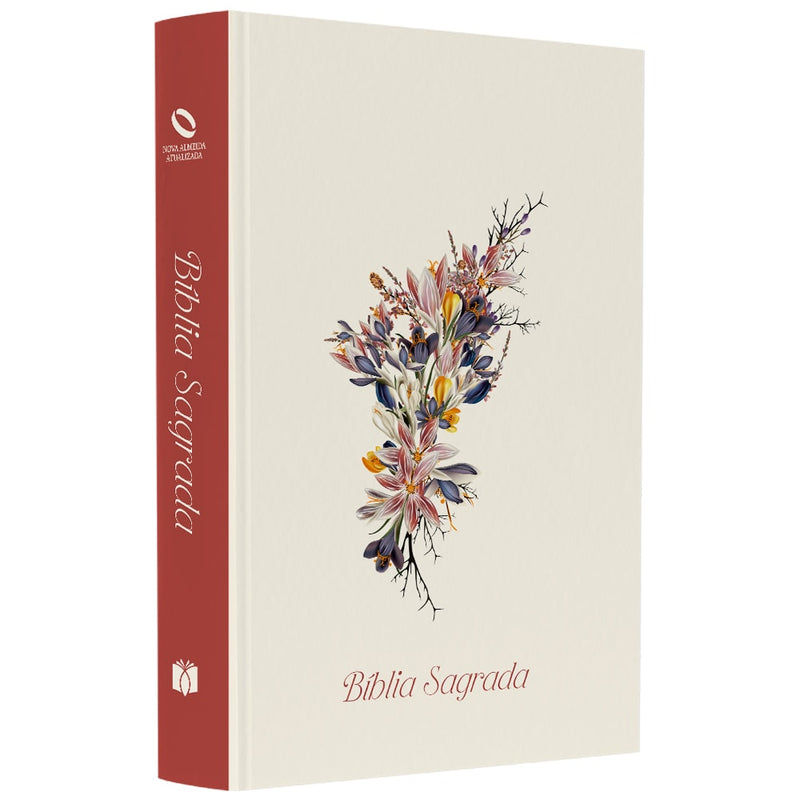Capa de Bíblia Sagrada Orquídeas | NAA | Letra Normal | Capa Ilustrada — item do Kit Bíblia Sagrada Orquídeas | NAA | Letra Normal | Capa Ilustrada 10un