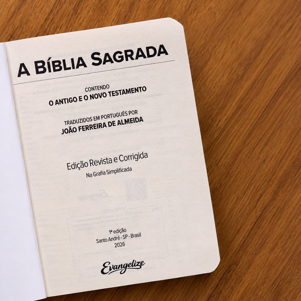 Capa de Bíblia Sagrada Pequena | ARC | Capa Brochura Salvos Pela Graça Rosa — item do Kit Bíblia Sagrada Pequena | ARC | Capa Brochura Salvos Pela Graça Rosa 10un · foto 5