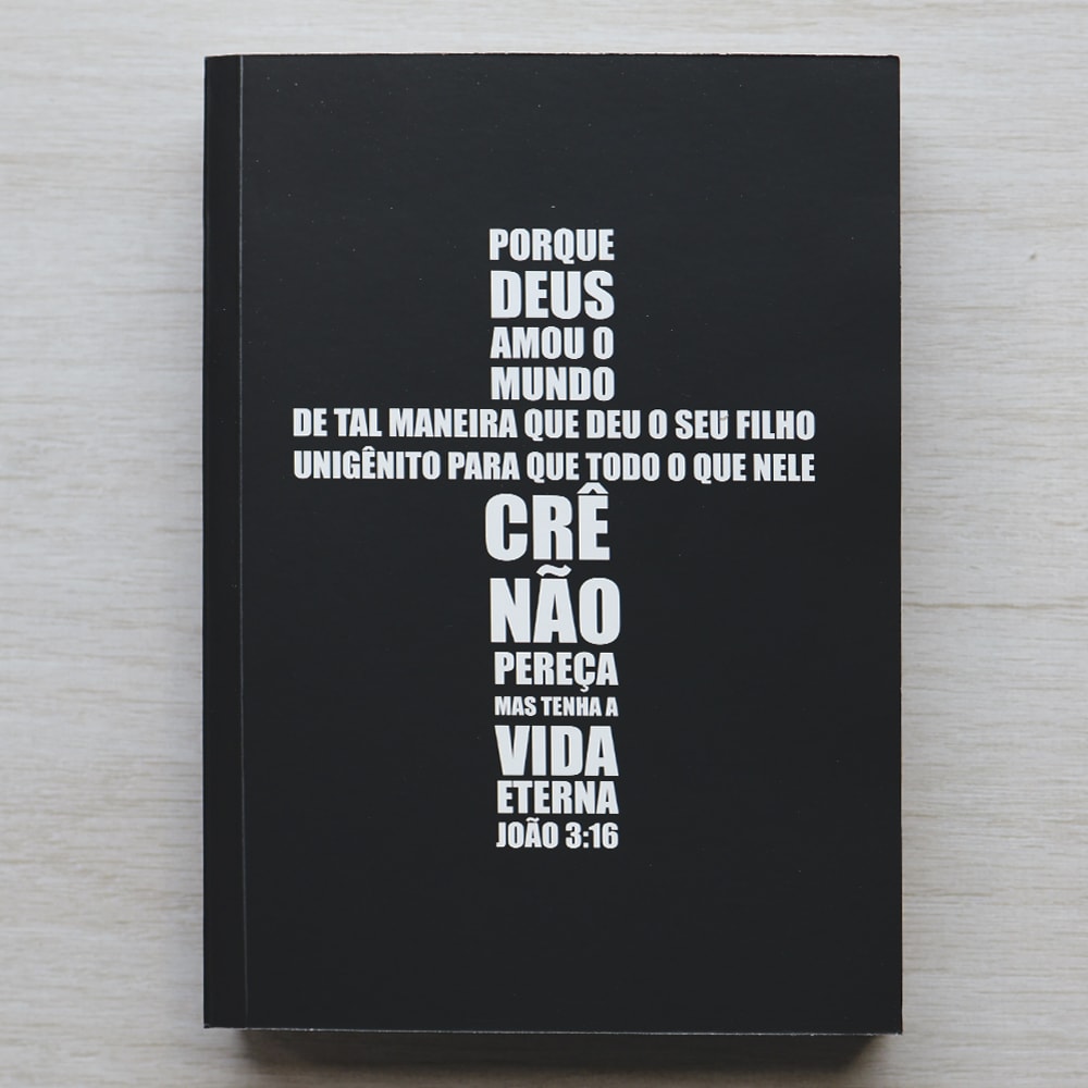 Capa de Bíblia Sagrada Porque Deus Amou João 3:16 | NAA | Letra Normal | Capa Ilustrada — item do Kit Bíblia Sagrada Porque Deus Amou João 3:16 | NAA | Letra Normal | Capa Ilustrada 5un · foto 2