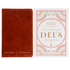 Kit Bíblia Sagrada Slim | NVI | Letra Normal | Capa Luxo Marrom + Devocional Dia a Dia Com Deus | Susan Nelson e Pamela Nixon