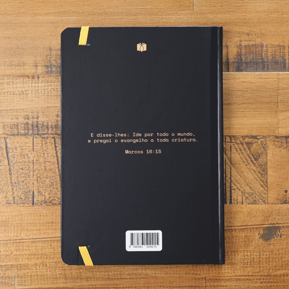 Capa de Caderno Moleskine | Com Pauta | Ide Por Todo o Mundo — item do Kit Bíblia Slim Filament | NVT | Letra Grande | Capa Couro Sintético Preto + Caderno Moleskine | Com Pauta | Ide Por Todo o Mundo · foto 6
