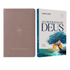 Kit Bíblia Slim NVT | Poder da Cruz | Capa Luxo Fendi + Devocional As Promessas de Deus | Carlito Paes