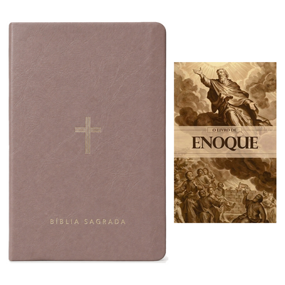 Kit Bíblia Slim NVT | Poder da Cruz | Capa Luxo Fendi + Grátis O Livro de Enoque