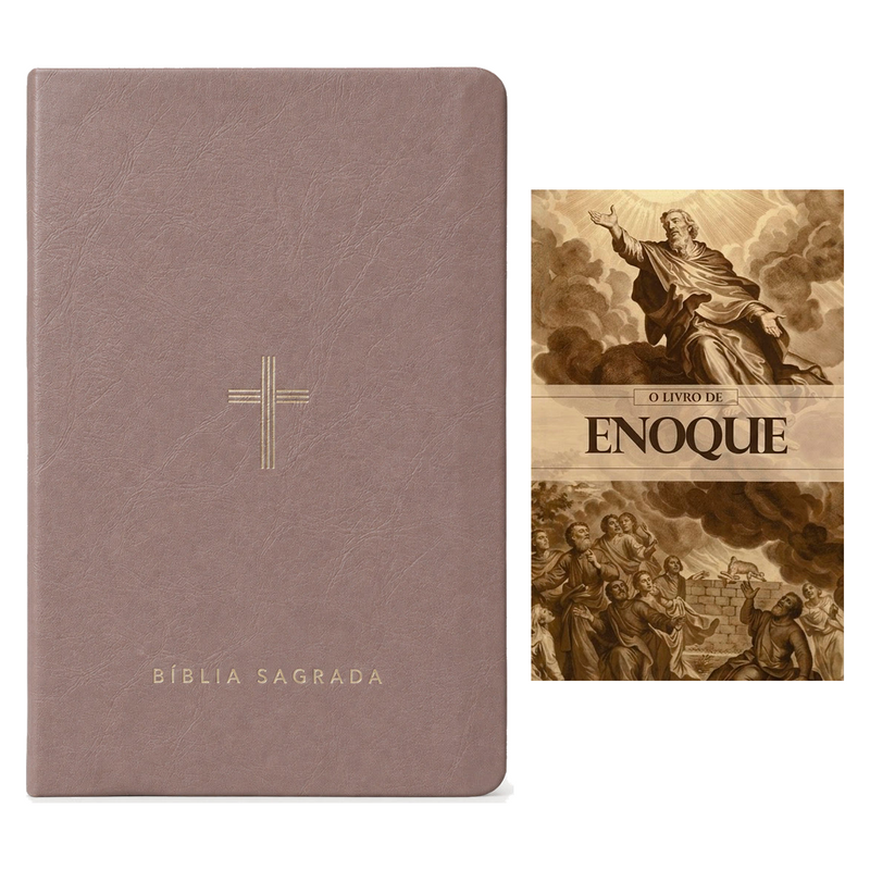 Kit Bíblia Slim NVT | Poder da Cruz | Capa Luxo Fendi + Grátis O Livro de Enoque