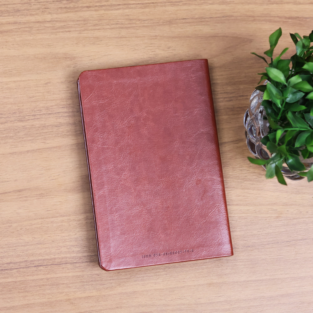 Capa de Bíblia Slim NVT | Poder da Cruz | Capa Luxo Marrom — item do Kit Bíblia Slim NVT | Poder da Cruz | Capa Luxo Marrom + Grátis Bloco de Anotações Ele Ressuscitou · foto 10