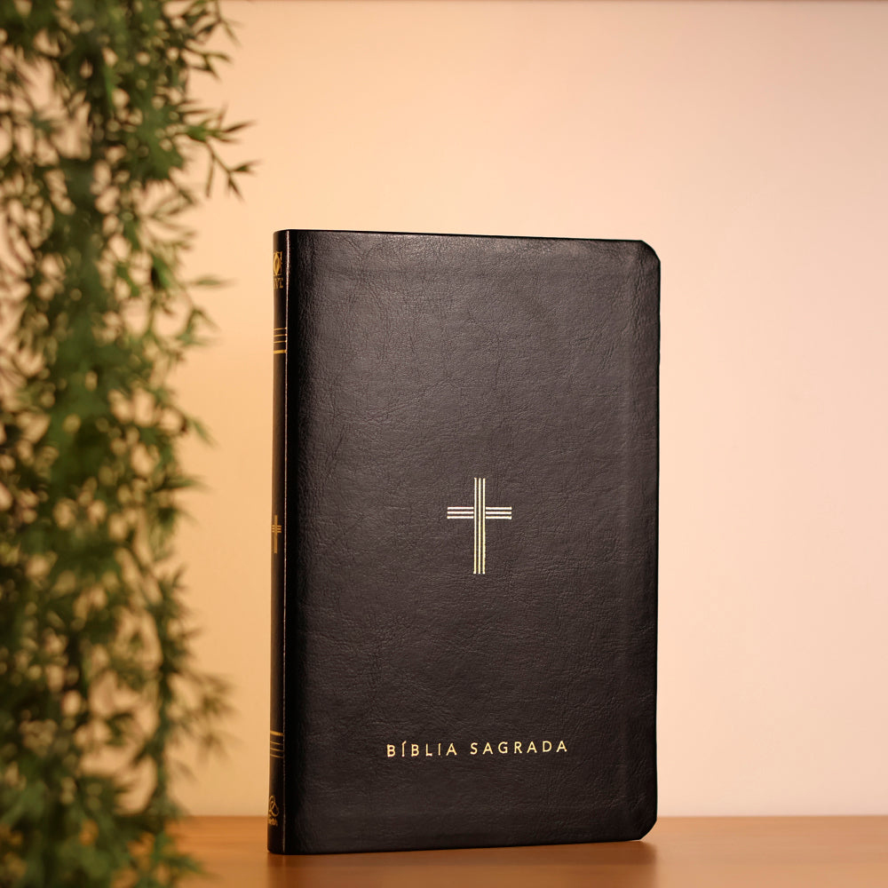 Capa de Bíblia Slim NVT | Poder da Cruz | Capa Luxo Preta — item do Kit Bíblia Slim NVT | Poder da Cruz | Capa Luxo Preta + Grátis O Livro de Enoque · foto 2