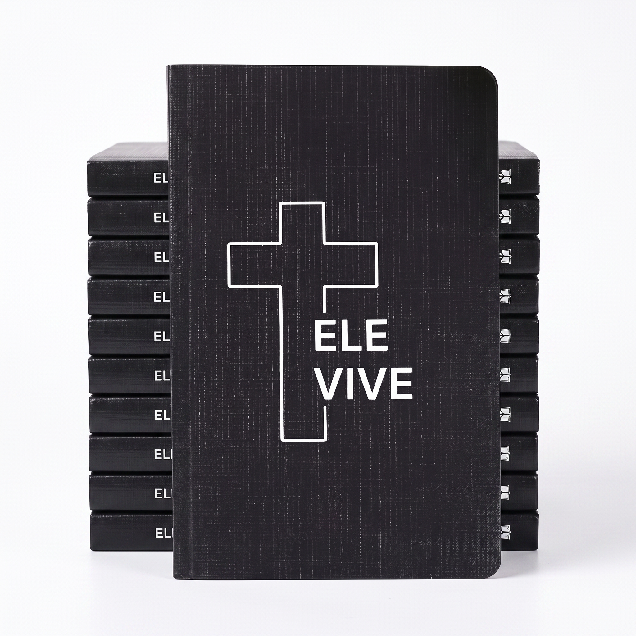 Kit Bloco de Anotações Ele Vive | Capa Brochura 10un