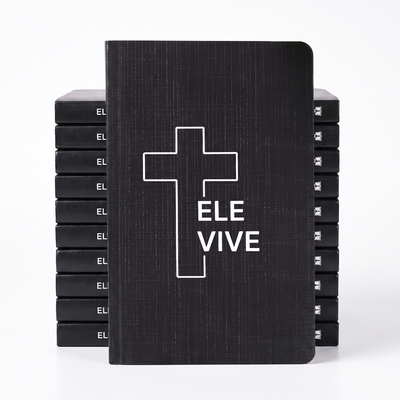 Kit Bloco de Anotações Ele Vive | Capa Brochura 10un