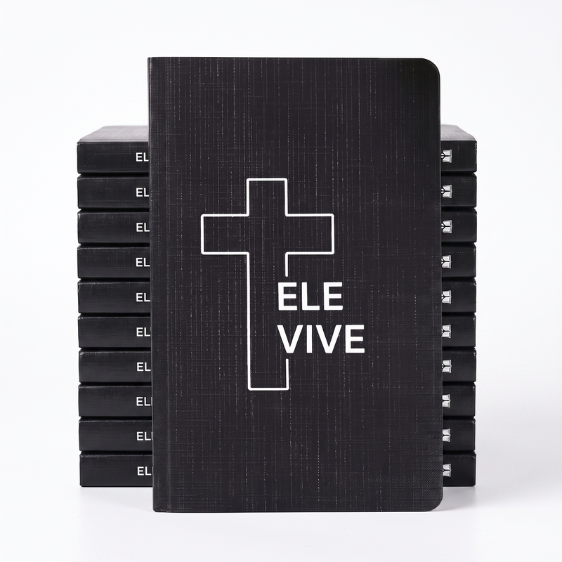 Kit Bloco de Anotações Ele Vive | Capa Brochura 10un
