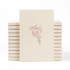 Kit Bloco de Anotações Flor | Capa Brochura 10un