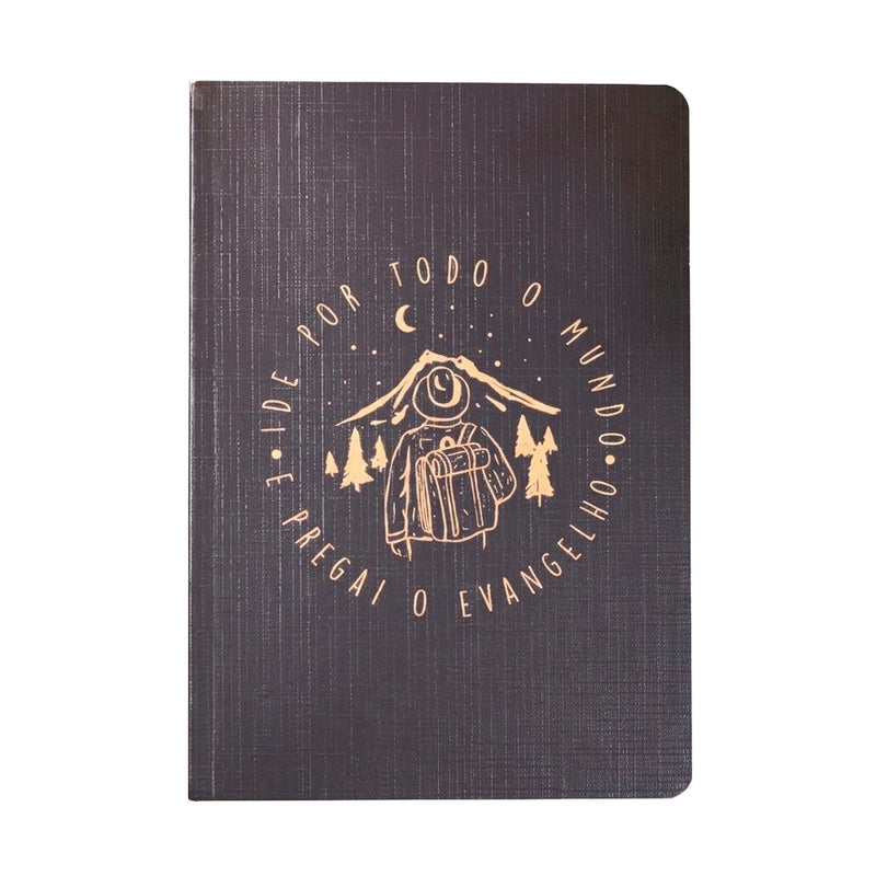 Capa de Bloco de Anotações Ide Por Todo Mundo | Capa Brochura — item do Kit Bloco de Anotações Ide Por Todo Mundo | Capa Brochura 10un