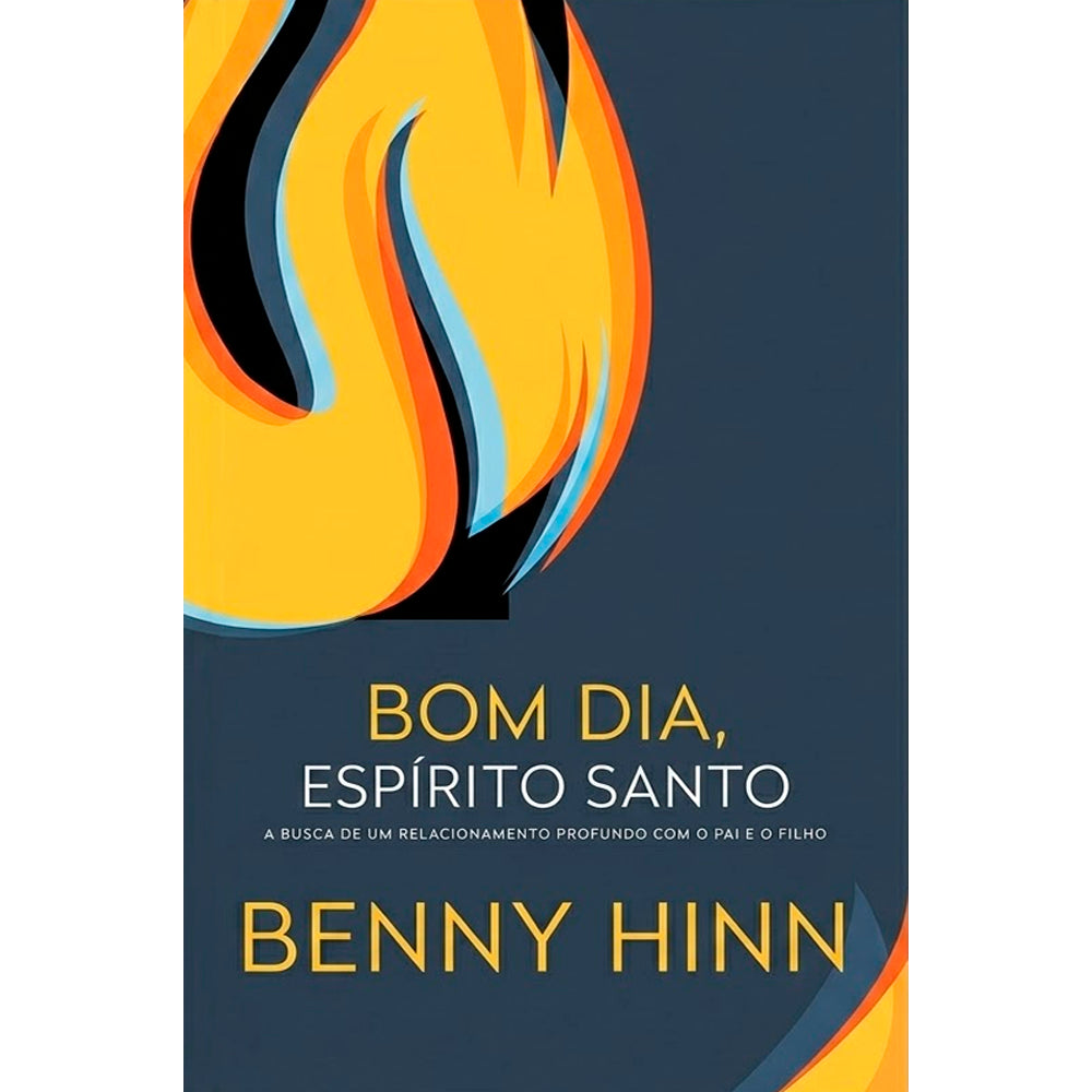 Capa de Bom dia Espírito Santo | Benny Hinn — item do Kit Bom dia Espírito Santo | Benny Hinn + Bloco de Anotações Ele Ressuscitou | Capa Brochura
