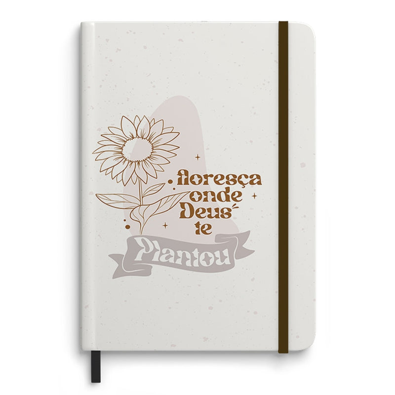 Capa de Caderno Moleskine | Com Pauta | Floresça Onde Deus Te Plantou — item do Kit Caderno Moleskine | Com Pauta | Floresça Onde Deus Te Plantou + Devocional Uma Vida Abençoada | Kelly Minter