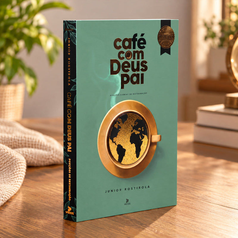 Capa de Café Com Deus Pai 2027 | Júnior Rostirola | Capa Brochura — item do Kit Café Com Deus Pai 2027 | Júnior Rostirola | Capa Brochura + A Força de Uma Mulher | Lauren Crews · foto 2