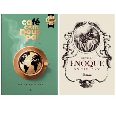 Kit Café Com Deus Pai 2027 | Júnior Rostirola | Capa Brochura + O Livro de Enoque | Comentado