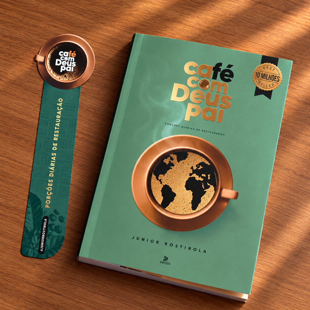 Capa de Café Com Deus Pai 2027 | Júnior Rostirola | Capa Brochura — item do Kit Café Com Deus Pai 2027 | Júnior Rostirola | Capa Brochura + O Peregrino | Clássicos da Literatura | John Bunyan · foto 5