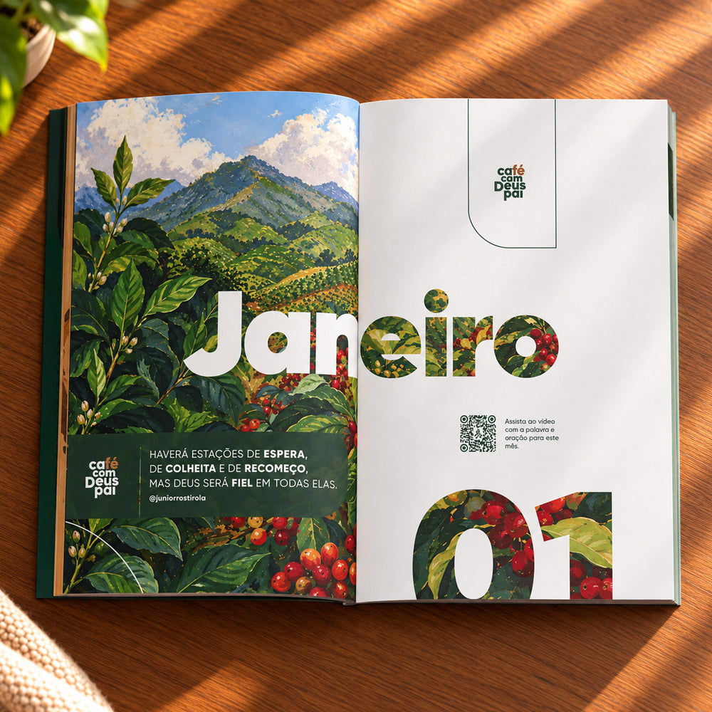 Capa de Café Com Deus Pai 2027 | Júnior Rostirola | Capa Brochura — item do Kit Café Com Deus Pai 2027 | Júnior Rostirola | Capa Brochura + O Peregrino | Clássicos da Literatura | John Bunyan · foto 7