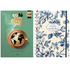 Kit Café Com Deus Pai 2027 | Júnior Rostirola | Capa Brochura + Planner Contando os Meus Dias | Capa Floral Azul