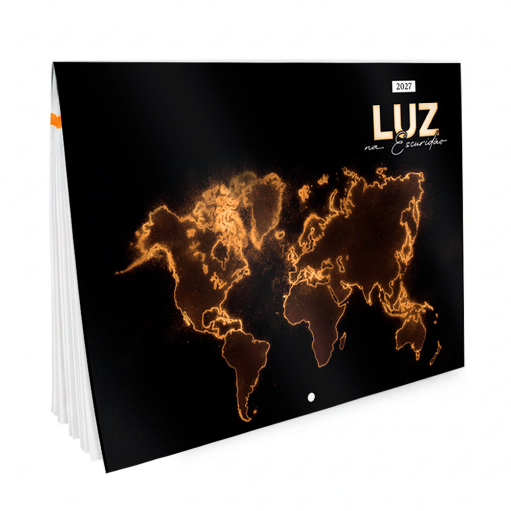 Capa de Calendário de Parede 2027 | Luz na Escuridão — item do Kit Calendário de Parede 2027 | Luz na Escuridão 10un
