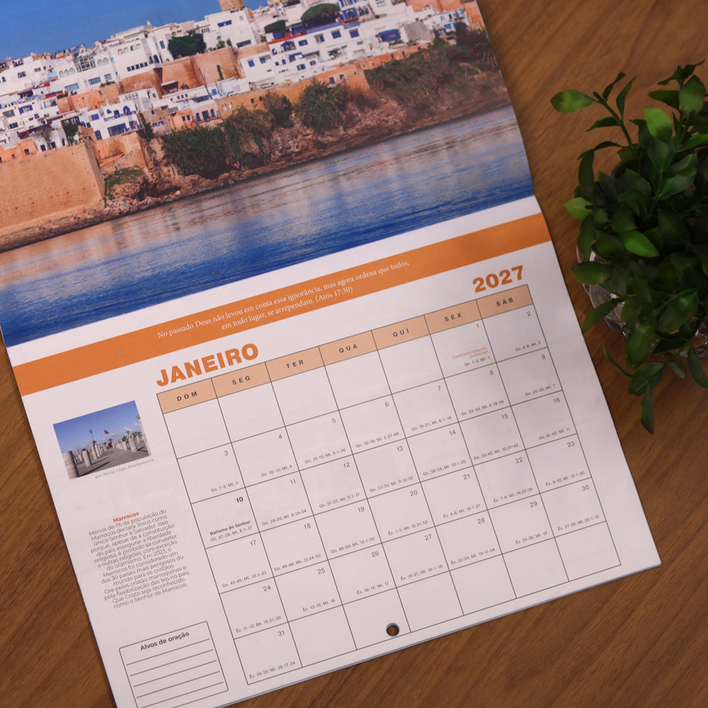 Capa de Calendário de Parede 2027 | Luz na Escuridão — item do Kit Calendário de Parede 2027 | Luz na Escuridão 10un · foto 5