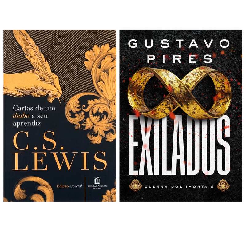 Kit Cartas de um Diabo a Seu Aprendiz | C. S. Lewis + Exilados | Gustavo Pires