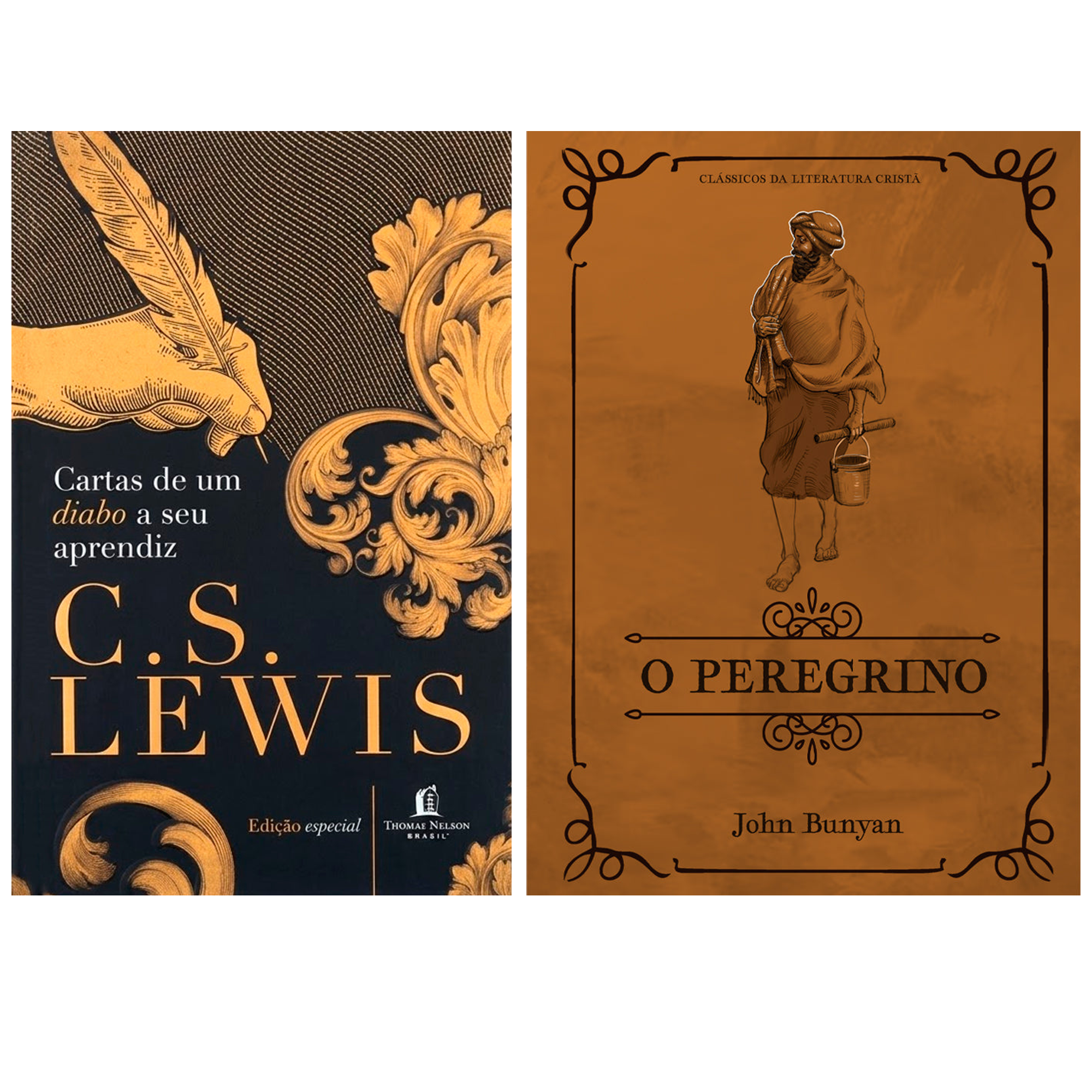 Kit Cartas de um Diabo a Seu Aprendiz | C. S. Lewis + O Peregrino | Clássicos da Literatura | John Bunyan