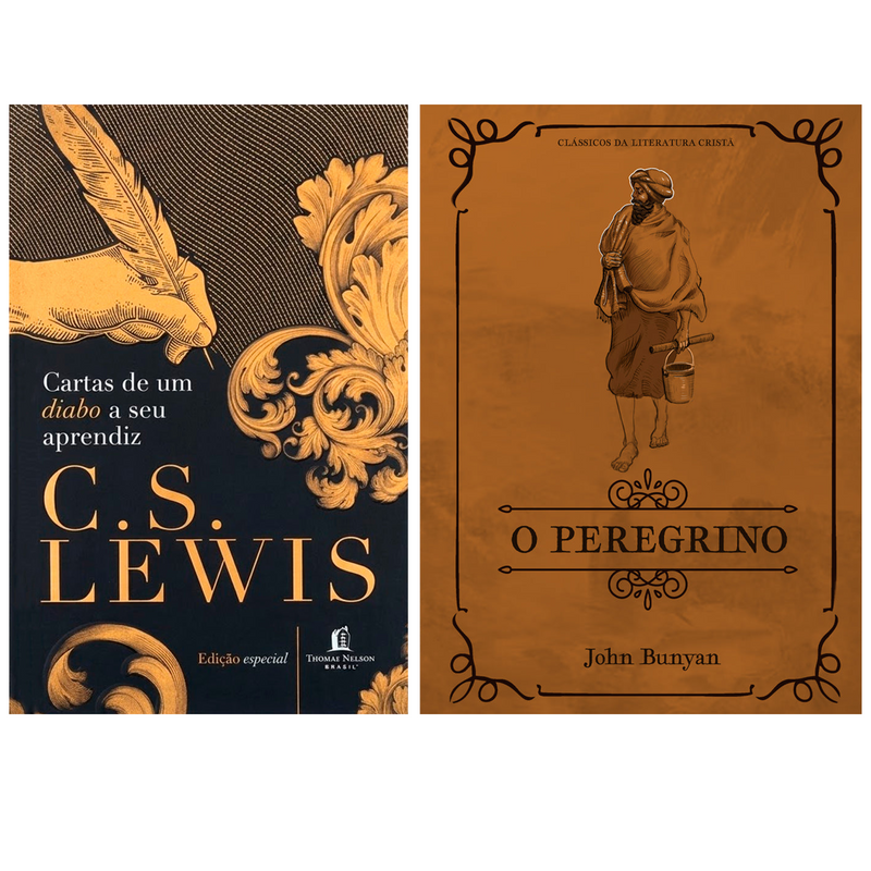 Kit Cartas de um Diabo a Seu Aprendiz | C. S. Lewis + O Peregrino | Clássicos da Literatura | John Bunyan