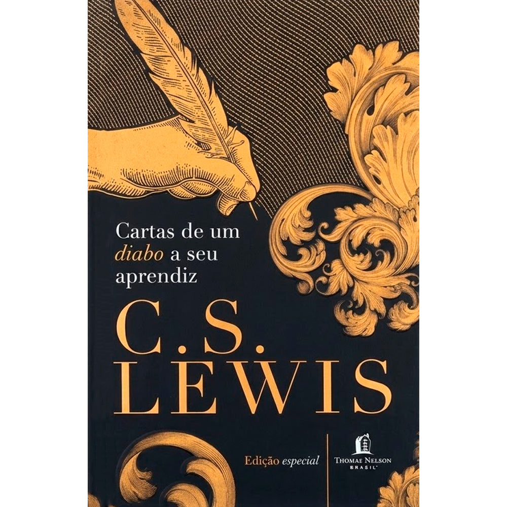 Capa de Cartas de um Diabo a Seu Aprendiz | C. S. Lewis — item do Kit Cartas de um Diabo a Seu Aprendiz + Cristianismo Puro e Simples + A Abolição do Homem | C. S. Lewis | Capa Dura