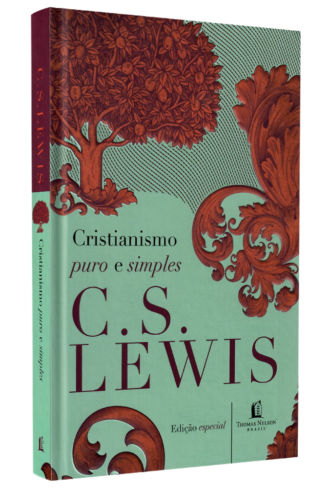 Capa de Cristianismo Puro e Simples | C. S. Lewis — item do Kit Cartas de um Diabo a Seu Aprendiz + Cristianismo Puro e Simples + A Abolição do Homem | C. S. Lewis | Capa Dura