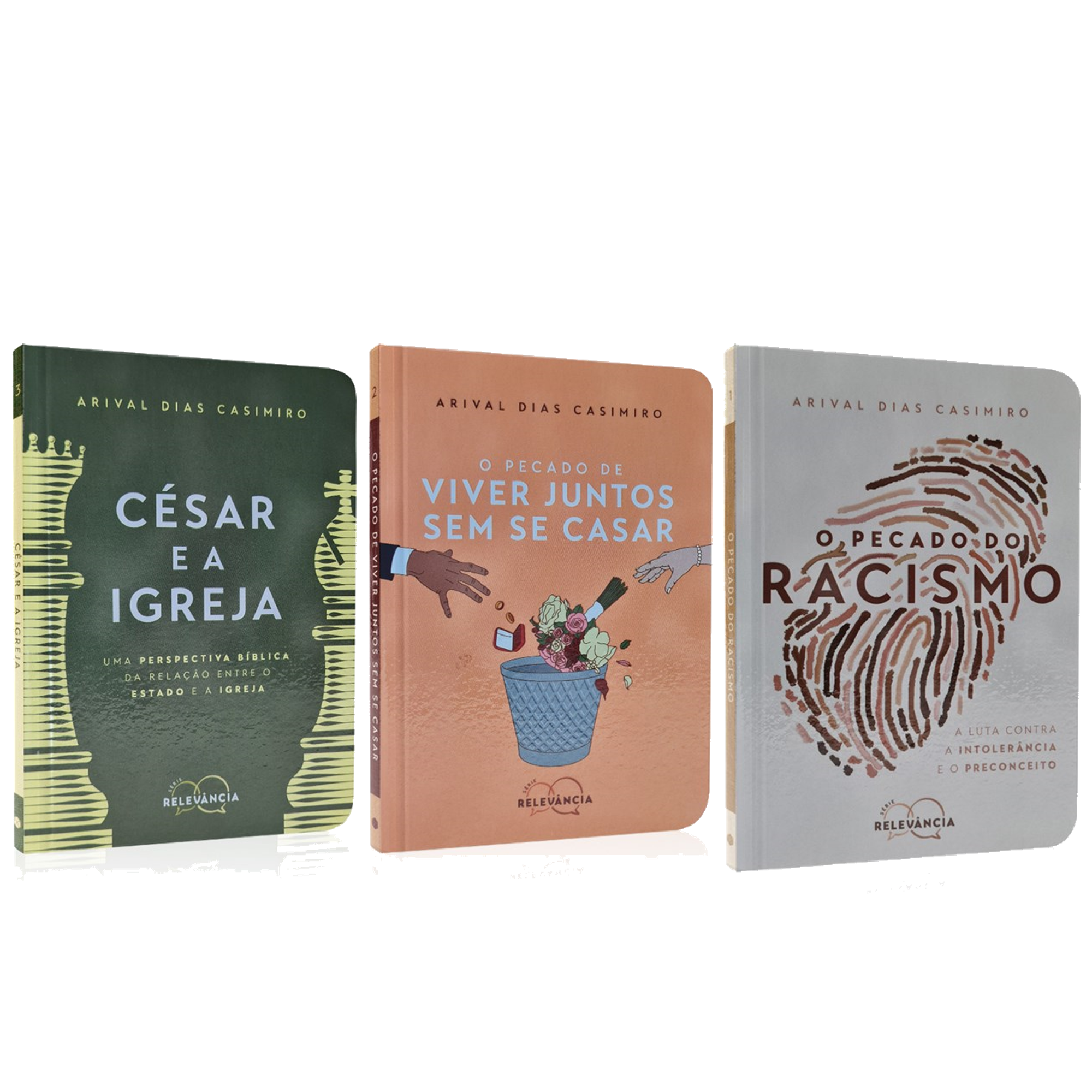 Kit César e a Igreja + O Pecado de Viver Juntos Sem se Casar + O Pecado do Racismo | Arival Dias Casimiro