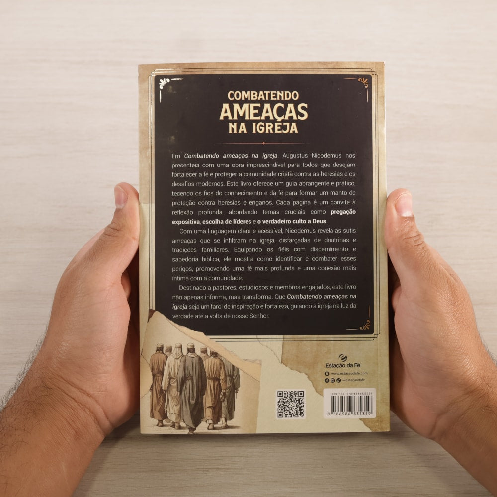 Capa de Combatendo Ameaças Na Igreja | Augusto Nicodemus — item do Kit Combatendo Ameaças na Igreja + Profetas: A Profecia na Bíblia e na Igreja | Augustus Nicodemus + Quando o Narcisismo Invade a Igreja | Chuck DeGroat · foto 5