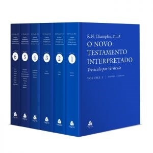 Capa de Comentário Bíblico | Novo Testamento Interpretado | 6 Vol. | Russel N. Champlin — item do Kit Comentário Bíblico Antigo Testamento Interpretado 5 Vol. + Novo Testamento Interpretado 6 Vol. | Russel N. Champlin