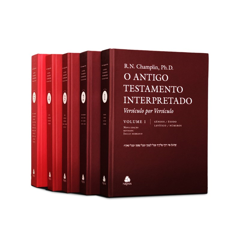 Capa de Comentário Bíblico | Antigo Testamento Interpretado | 5 Vol. | Russel N. Champlin — item do Kit Comentário Bíblico Antigo Testamento Interpretado 5 Vol. + Novo Testamento Interpretado 6 Vol. | Russel N. Champlin · foto 2