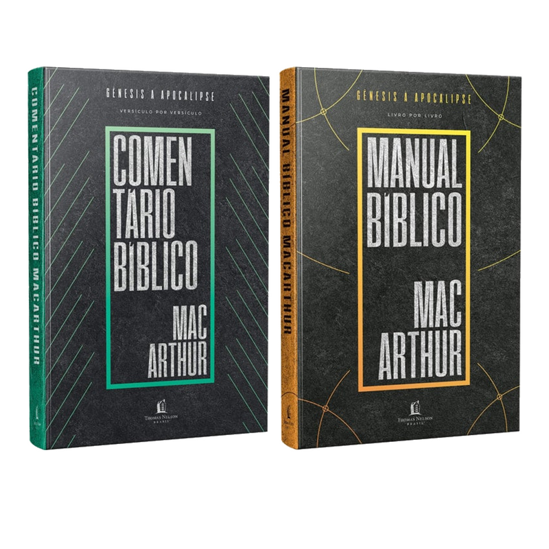 Kit Comentário Bíblico MacArthur + Manual Bíblico MacArthur